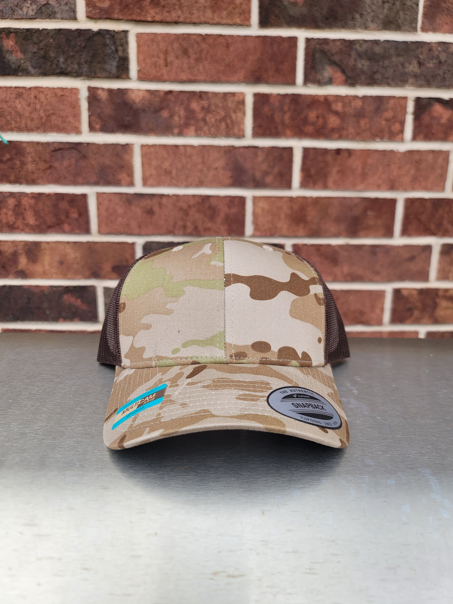 Multicam Retro Trucker Cap.   Multicam Arid/Brown