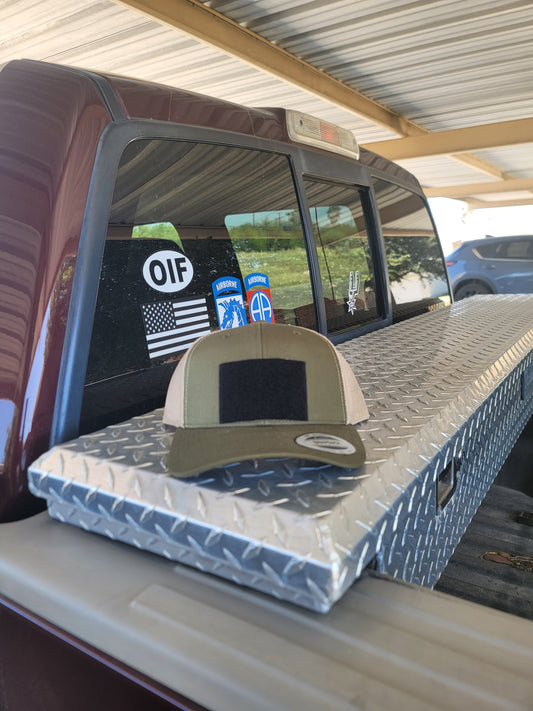 Retro Trucker Cap,  Moss Green/Khaki