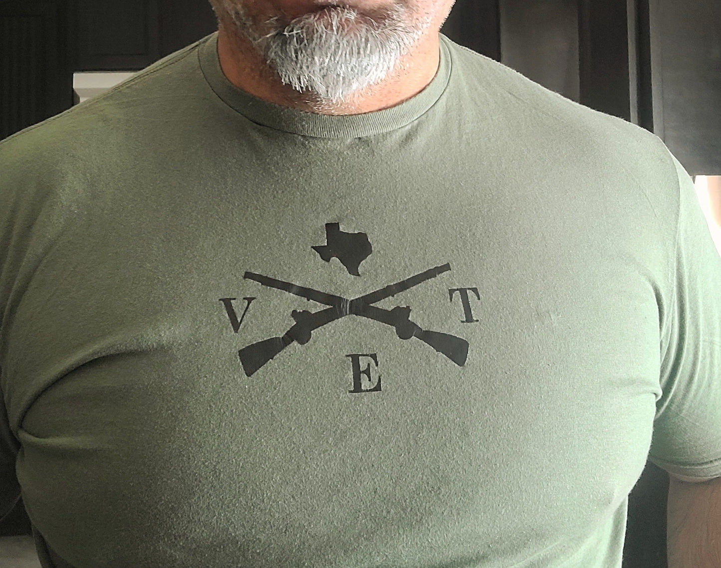 T-shirt,  "TX VET" design