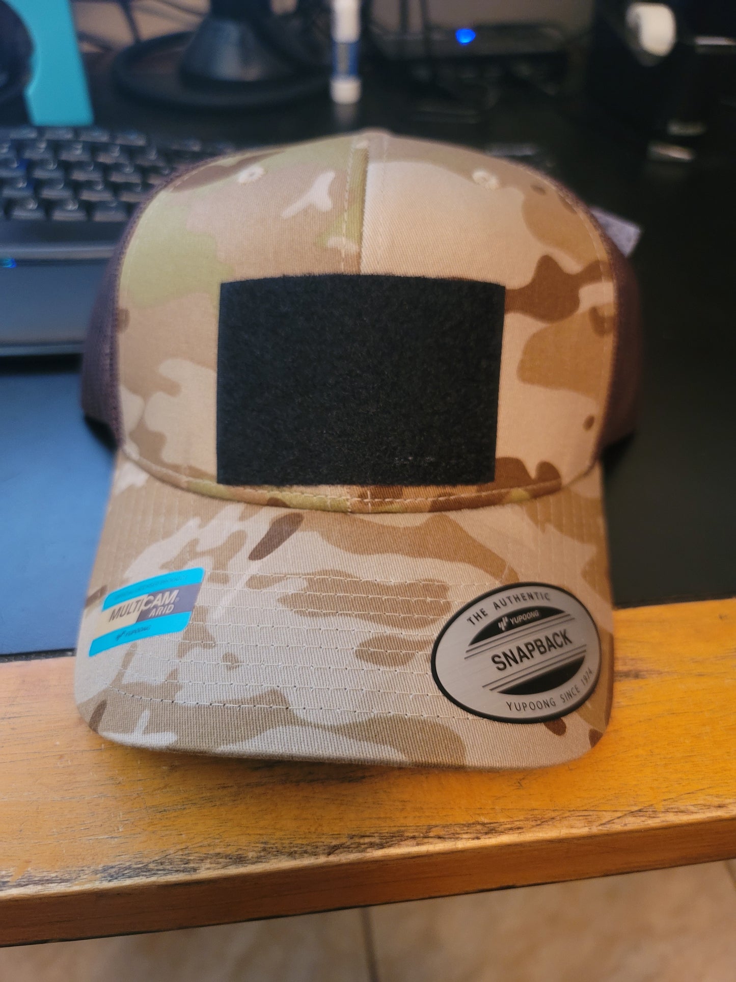 Multicam Retro Trucker Cap.   Multicam Arid/Brown