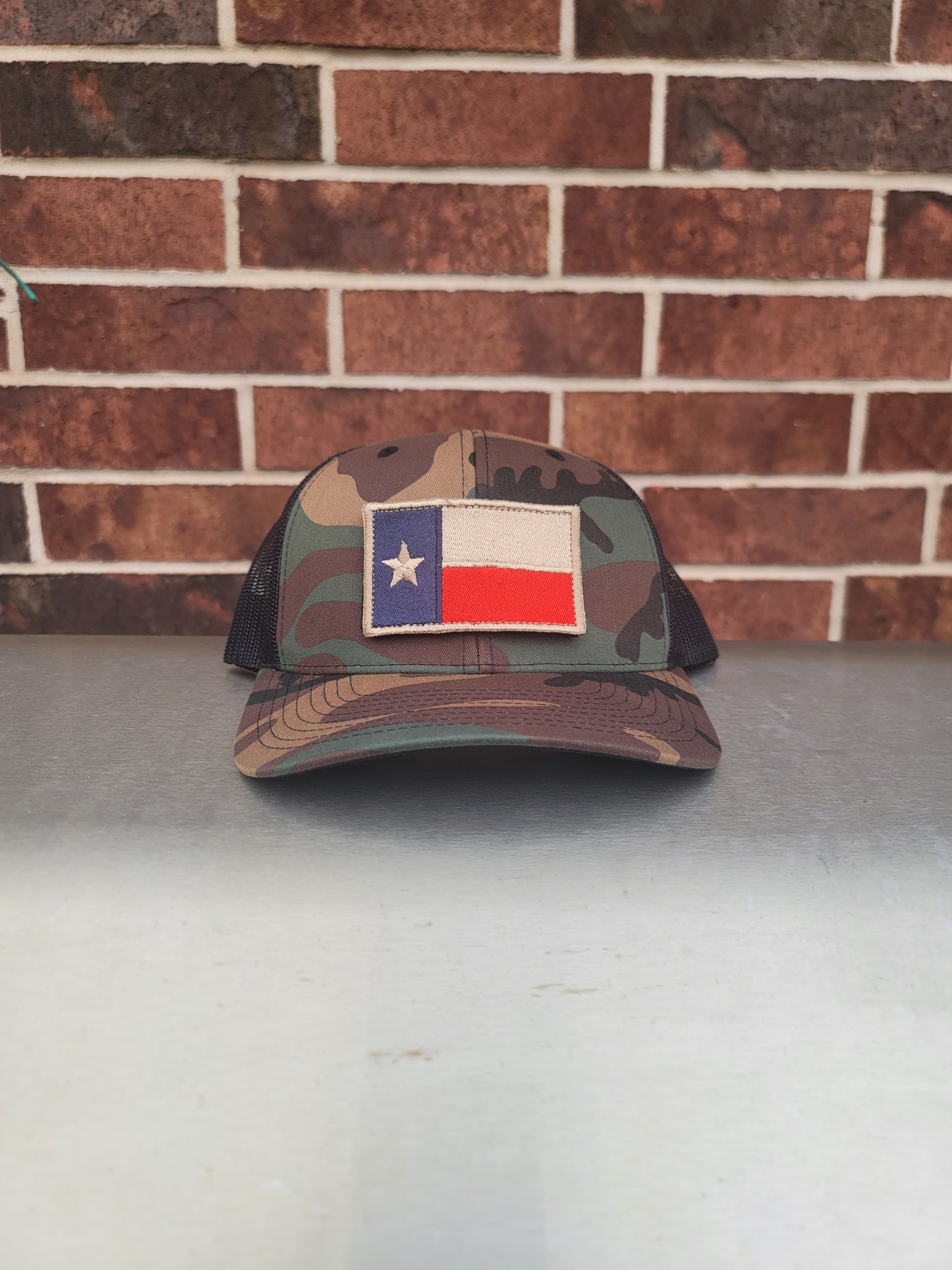 BDU Green Camo Retro trucker cap